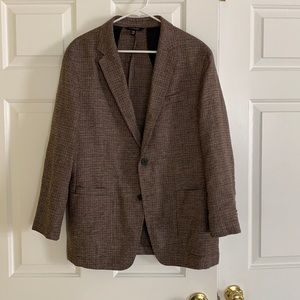 Men’s brown houndstooth BR blazer